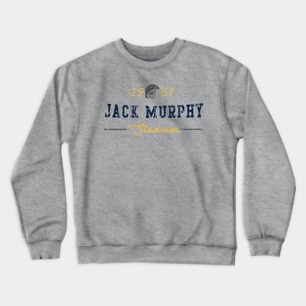 Jack Murphy Stadium Crewneck Sweatshirt by HomePlateCreative